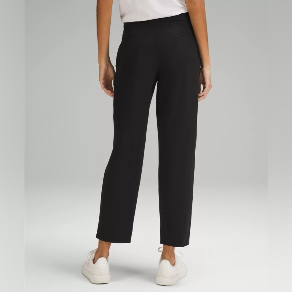 Lululemon Tapered-Leg Mid-Rise Pant 7/8 Length Luxtreme Black Women’s Large - Picture 2 of 11